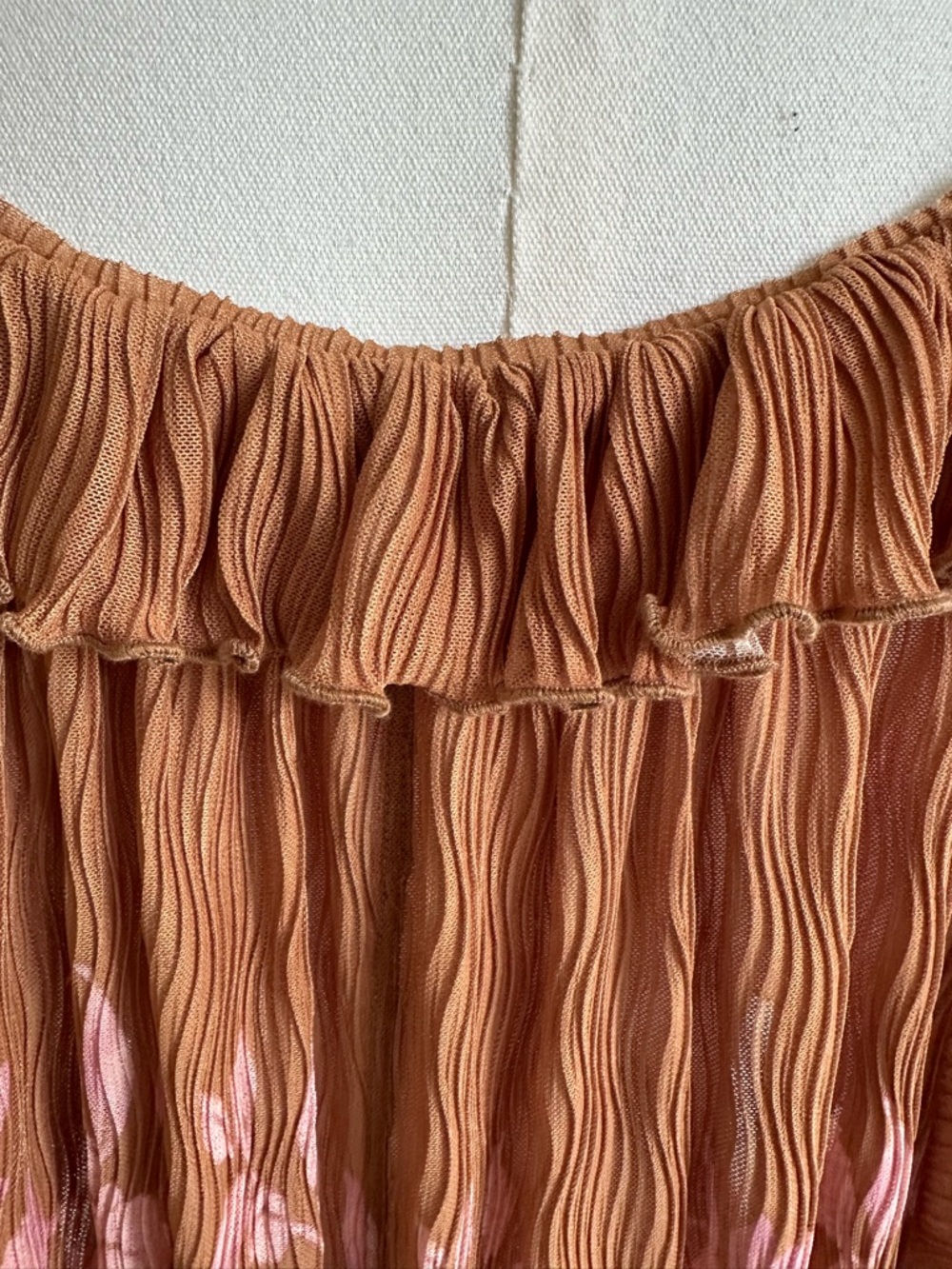 NWOT Free People Pleated Blouse- Small - Picture 6 of 10